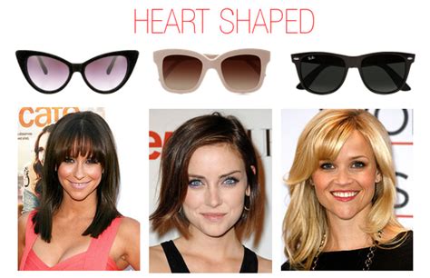 best sunglasses for heart shaped face